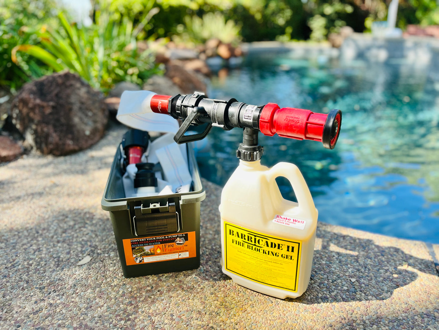 Barricade Fire Gel Concentrate & Scotty FireFighter Applicator Kit