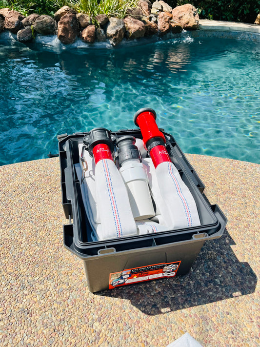 50ft FireFighter1™ Pool-Fed Fire Hose System