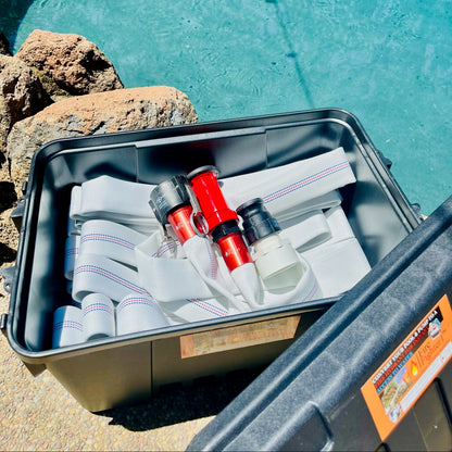 100ft FireFighter1™ Pool-Fed Fire Hose System