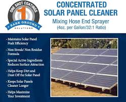 One Shot Solar Panel Cleaner Concentrate